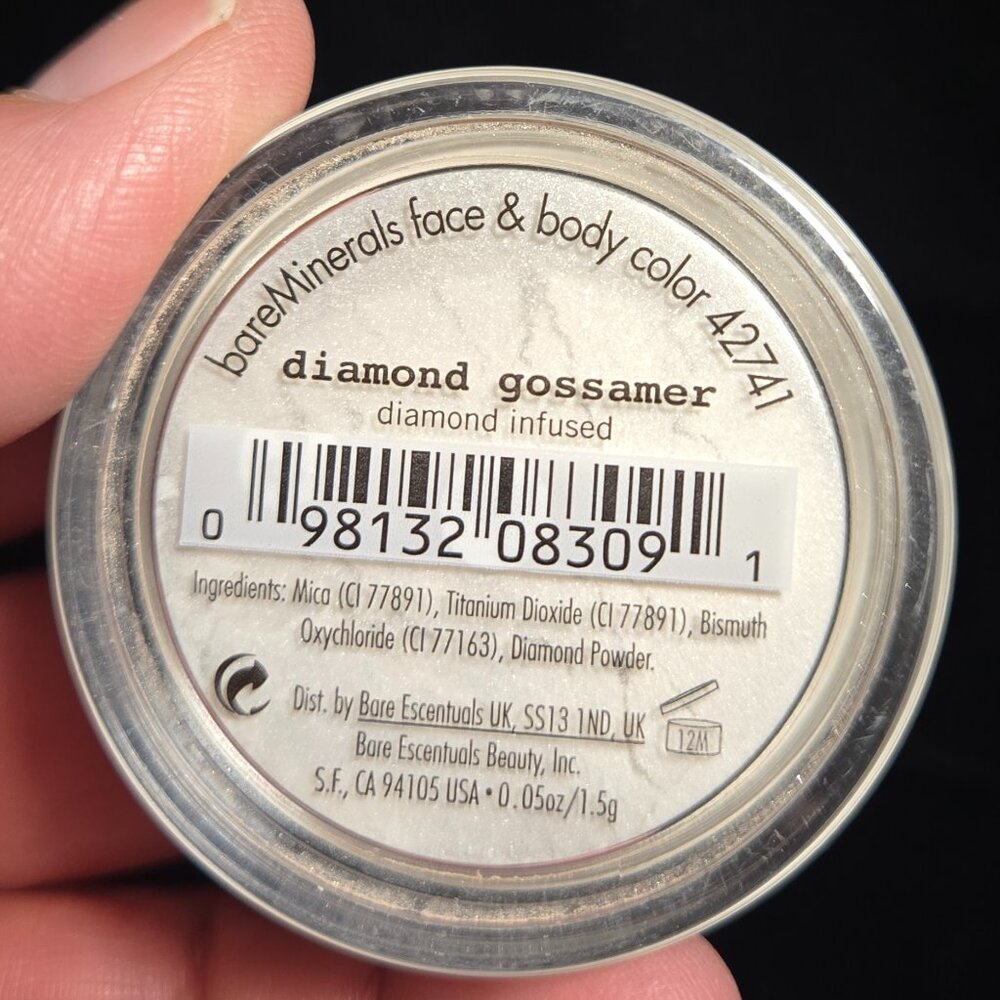 NEW - Bare Minerals Diamond Gossamer Highlighter .05oz./1.5g Sealed